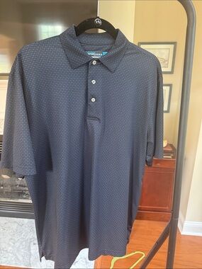 Men's Navy Short-Sleeve Polo Shirt